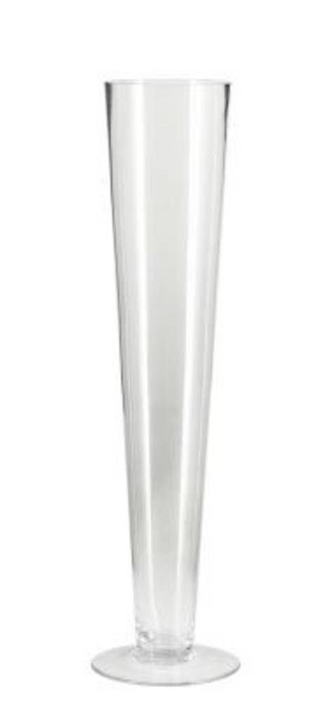 Tall Tapered Glass Vase (600h)